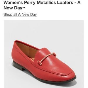 Red Perry Loafers